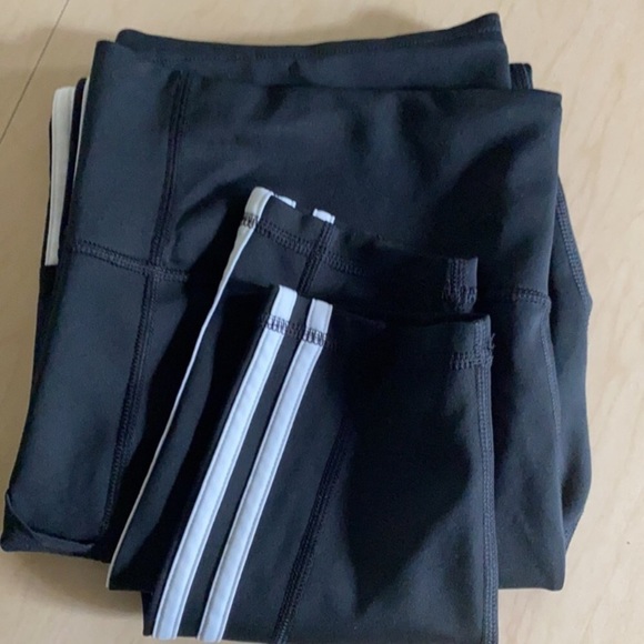 ADIDAS CLIMALITE HIGH RISE STRIPES 7/8 LEGGINGS S - Picture 6 of 16